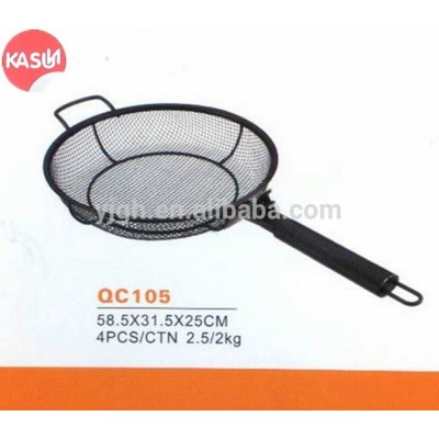 QC105KASUN non stick french chip fryer mini fryer basket deep fryer oil strainer