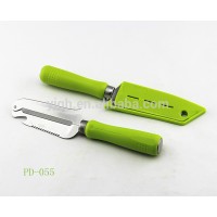 Best quality stainless steel vegetable peeler with cover PD-055