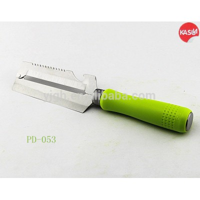 PD-053 Multi Function 4 in 1 peeler knife Fish scraper bottle opener apple peeler corer slicer