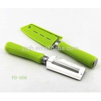 stainless steel vegetable peeler with cover plastic handle vegetable slicer PD-050