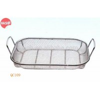 QC109 stainless steel grill basket BBQ tool kitcen food basket